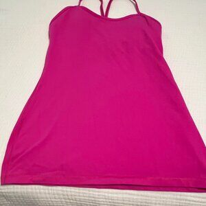 Lululemon Y-Back Hot Pink Top Size 6